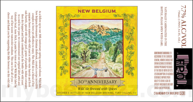New Belgium Working On 30th Anniversary Wild Ale New Belgium Working On 30th Anniversary Wild Ale