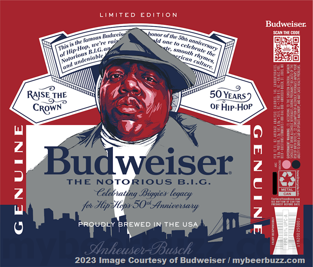 Budweiser Adding The Notorious B.I.G. Limited Edition 25oz Cans / Chelada Clamato Picante Budweiser Adding The Notorious B.I.G. Limited Edition 25oz Cans / Chelada Clamato Picante