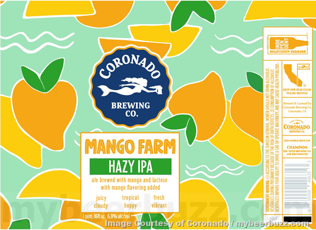 Coronado Brewing Adding Mango Farm Hazy IPA & Twenty-Fifth Anniversary San Diego-Style IPA Coronado Brewing Adding Mango Farm Hazy IPA & Twenty-Fifth Anniversary San Diego-Style IPA