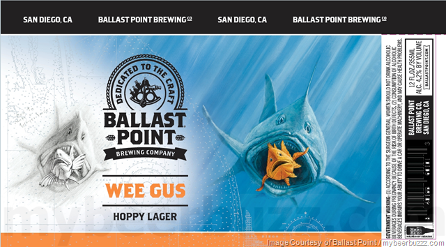 Ballast Point Adding Big Gus IPA, Wee Gus Hoppy Lager & Fathom Cans Ballast Point Adding Big Gus IPA, Wee Gus Hoppy Lager & Fathom Cans