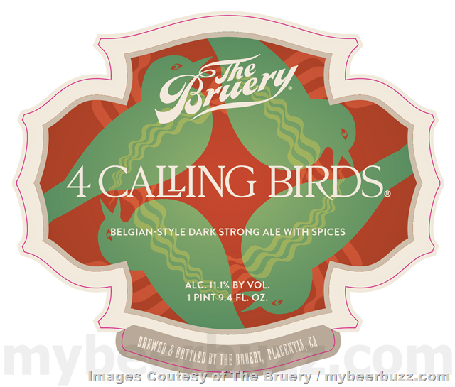 The Bruery Adding BoysenBBLs, 4 Calling Birds & The Night Shift The Bruery Adding BoysenBBLs, 4 Calling Birds & The Night Shift