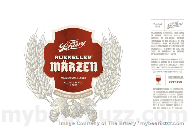 The Bruery Ruekeller Märzen The Bruery Ruekeller Märzen