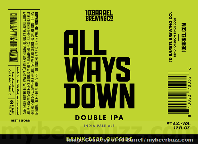 10 Barrel Updating Hazy Trail Juicy IPA/ Old Stoney / Travel Agent / Pilsner / Paddle Captain / All Ways Down 10 Barrel Updating Hazy Trail Juicy IPA/ Old Stoney / Travel Agent / Pilsner / Paddle Captain / All Ways Down