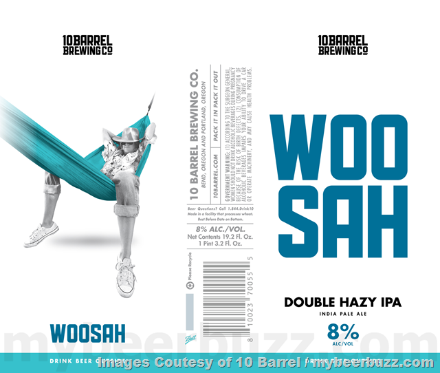 10 Barrel Updating Woosah IPA 19.2oz Cans / Tako Michu 10 Barrel Updating Woosah IPA 19.2oz Cans / Tako Michu
