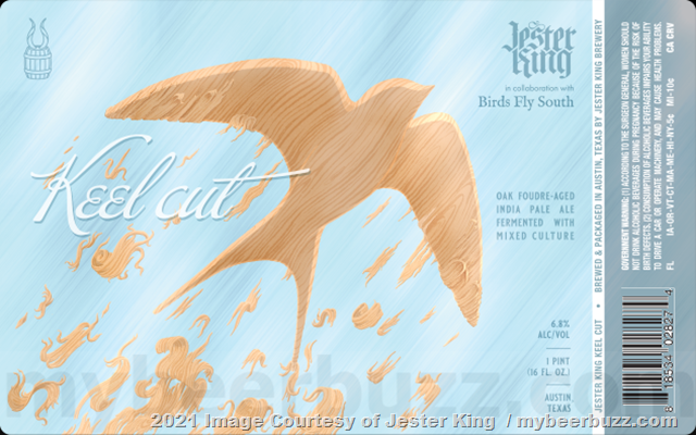 Jester King & Birds Fly South Collaborate On Keel Cut Foudre-Aged IPA Jester King & Birds Fly South Collaborate On Keel Cut Foudre-Aged IPA