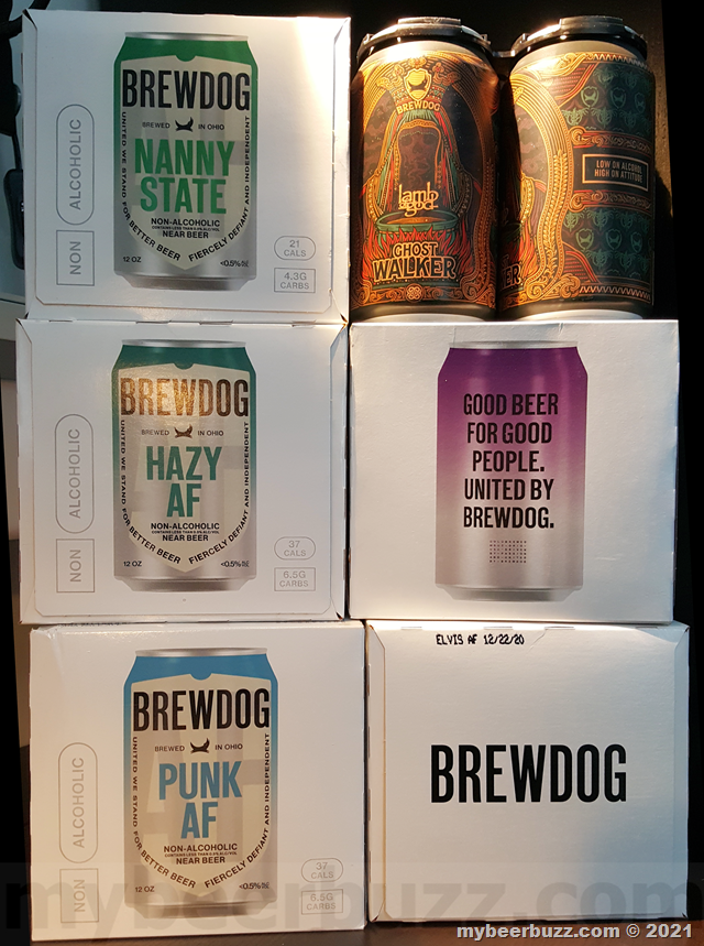 Mybeerbuzz .com Highlights BrewDog Elvis AF, Hazy AF, Punk AF, Nanny State, Wake Up Call & Ghost Walker (Review) Mybeerbuzz .com Highlights BrewDog Elvis AF, Hazy AF, Punk AF, Nanny State, Wake Up Call & Ghost Walker (Review)
