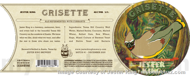 Jester King Releasing Currant Grisette Jester King Releasing Currant Grisette