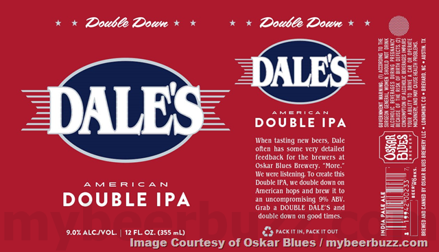 Mybeerbuzz .com Highlights Oskar Blues Dale’s Pale Ale, Dale’s American Light Lager & Dale’s American Double IPA (Review) 12 Oskar Blues Updating Dale’s American Pale Ale, Dale’s American Lager & Dale’s American Double IPA