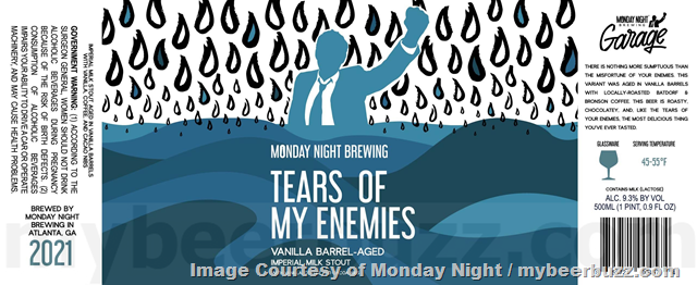 Monday Night Adding Benevolent Overlord & Black Is Beautiful Cans, Wolf Snacks, Panic Button, Tears Of My Enemies & Shifting Landscapes Bottles Monday Night Adding Benevolent Overlord & Black Is Beautiful Cans, Wolf Snacks, Panic Button, Tears Of My Enemies & Shifting Landscapes Bottles