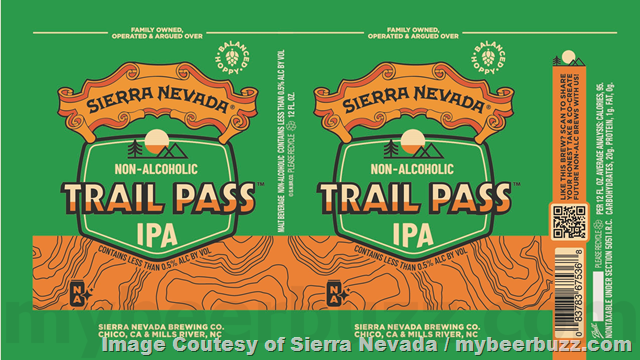 Sierra Nevada Adding Trail Pass Non-Alcoholic IPA & Non-Alcoholic Golden Sierra Nevada Adding Trail Pass Non-Alcoholic IPA & Non-Alcoholic Golden