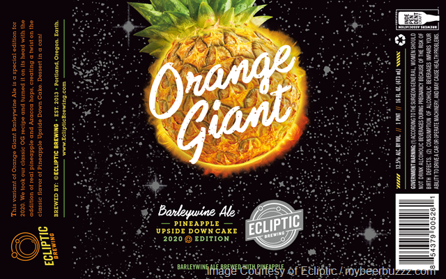 Ecliptic Brewing to Release Four Orange Giant Barleywine Ale Variants this Winter Ecliptic Brewing to Release Four Orange Giant Barleywine Ale Variants this Winter