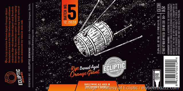 Ecliptic Brewing to Release Four Orange Giant Barleywine Ale Variants this Winter Ecliptic Brewing to Release Four Orange Giant Barleywine Ale Variants this Winter