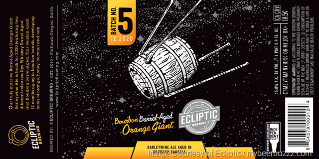 Ecliptic Brewing to Release Four Orange Giant Barleywine Ale Variants this Winter Ecliptic Brewing to Release Four Orange Giant Barleywine Ale Variants this Winter