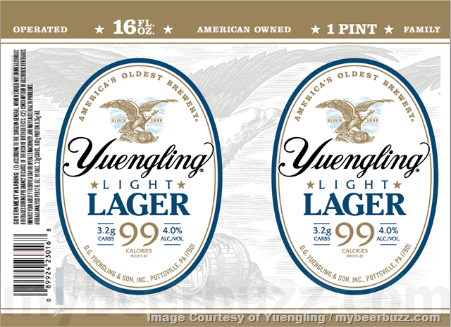 Yuengling Working On Raging Eagle Mango / Light Lager Yuengling Working On Raging Eagle Mango / Light Lager