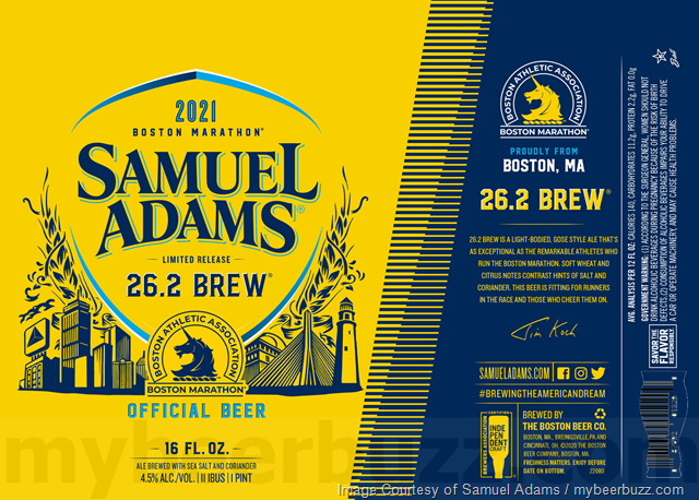 Samuel Adams Adding Lawn Chair Lager & 26.2 Brew 2021 Samuel Adams Adding Lawn Chair Lager & 26.2 Brew 2021