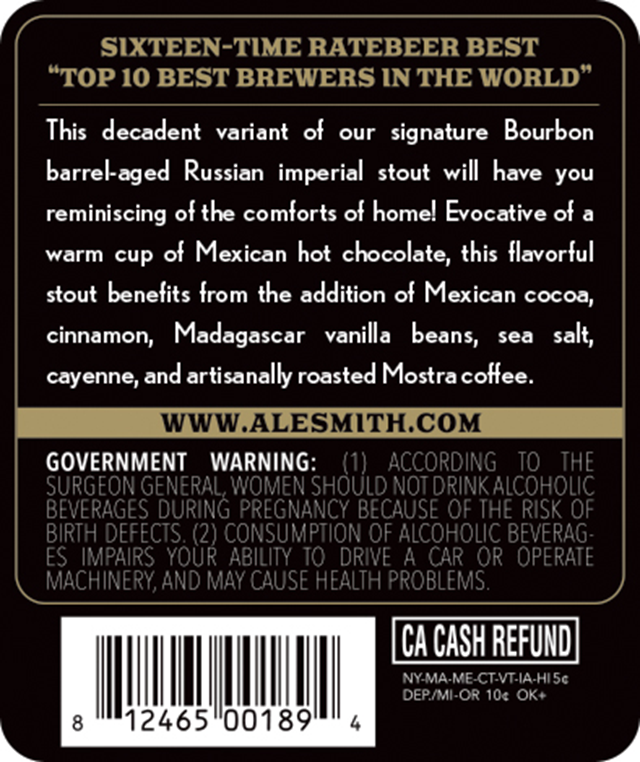 AleSmith Barrel-Aged Speedway Stout Mexican Cocoa Edition Coming To 2020 Anvil & Stave AleSmith Barrel-Aged Speedway Stout Mexican Cocoa Edition Coming To 2020 Anvil & Stave