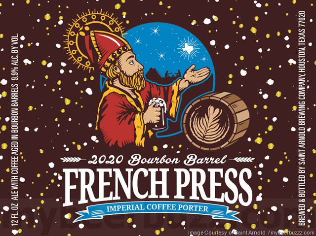 Saint Arnold Working On Coastal Harmony, 2020 Bourbon Barrel French Press & Double Down Cans Saint Arnold Working On Coastal Harmony, 2020 Bourbon Barrel French Press & Double Down Cans