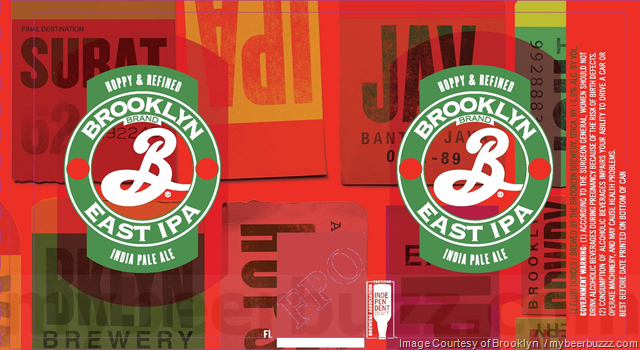 Brooklyn Adding Pulp Art Hazy IPA & East IPA Cans Brooklyn Adding Pulp Art Hazy IPA & East IPA Cans