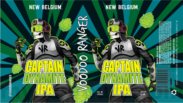 New Belgium Updating Voodoo Ranger Captain Dynamite IPA New Belgium Updating Voodoo Ranger Captain Dynamite IPA