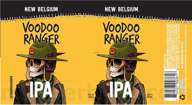 New Belgium Updating Voodoo Ranger Captain Dynamite IPA / IPA New Belgium Updating Voodoo Ranger Captain Dynamite IPA / IPA