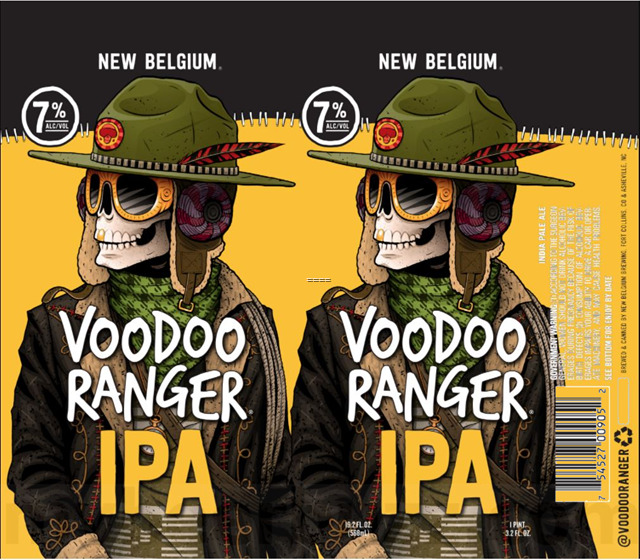 New Belgium Updating Voodoo Ranger Captain Dynamite IPA / IPA New Belgium Updating Voodoo Ranger Captain Dynamite IPA / IPA