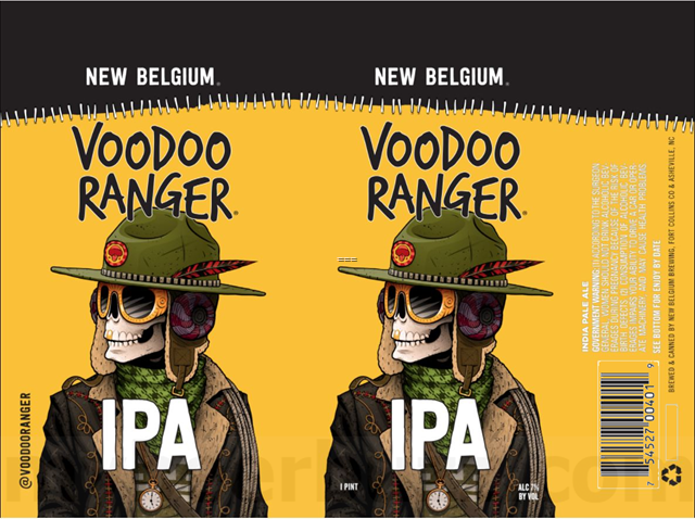 New Belgium Updating Voodoo Ranger Captain Dynamite IPA / IPA New Belgium Updating Voodoo Ranger Captain Dynamite IPA / IPA
