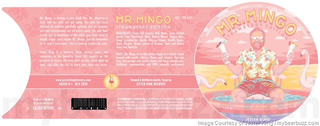 Jester King Releasing Mr. Mingo and Bug Farm Jester King Releasing Mr. Mingo and Bug Farm