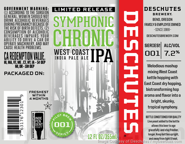 Deschutes Symphonic Chronic IPA Coming To Send It Series Deschutes Symphonic Chronic IPA Coming To Send It Series