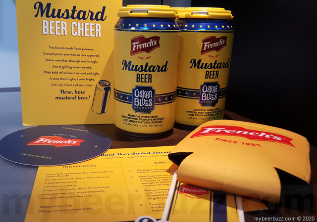 Mybeerbuzz .com Highlights Oskar Blues French’s Mustard Beer (Review) Mybeerbuzz .com Highlights Oskar Blues French’s Mustard Beer (Review)