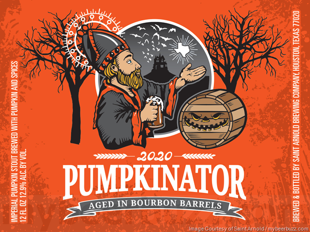 Saint Arnold Pumpkinator & Bourbon Barrel Pumpkinator Returning For 2020 Saint Arnold Pumpkinator & Bourbon Barrel Pumpkinator Returning For 2020