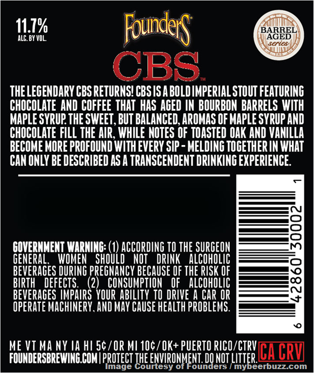 Founders CBS Returning To 2023 Barrel Aged Series Founders CBS Returning To 2023 Barrel Aged Series