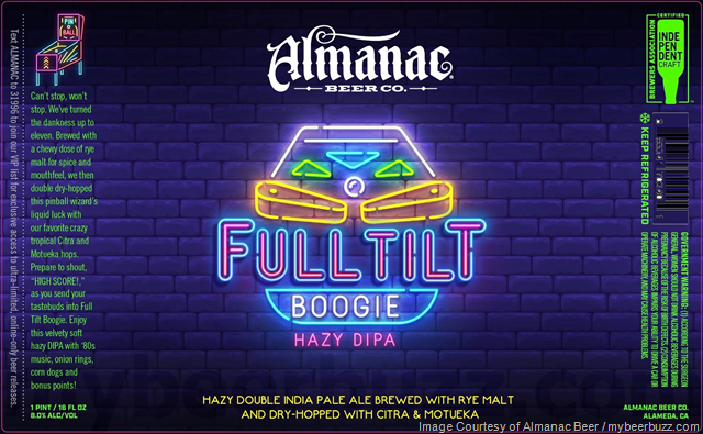 Almanac Beer Adding Virtual Embrace, Full Tilt Boogie & Tropical Sournova Cans Almanac Beer Adding Virtual Embrace, Full Tilt Boogie & Tropical Sournova Cans