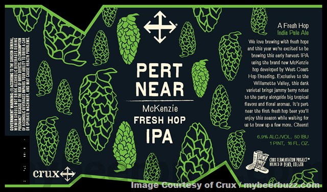 Crux Fermentation Project Adding Pert Near Fresh Hop IPA Cans / McKenzie Fresh Hop IPA Crux Fermentation Project Adding Pert Near Fresh Hop IPA Cans / McKenzie Fresh Hop IPA