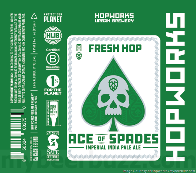 Hopworks Adding When Life Gives You Blueberries Sour & Ace Of Spades Cans Hopworks Adding When Life Gives You Blueberries Sour & Ace Of Spades Cans
