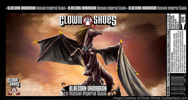 Clown Shoes Duck Wars, Blaecorn Unidragon, Eagle Claw Fist & Galactica Doubled Dry Hopped Yeeehaaw! Cans Return Clown Shoes Duck Wars, Blaecorn Unidragon, Eagle Claw Fist & Galactica Doubled Dry Hopped Yeeehaaw! Cans Return