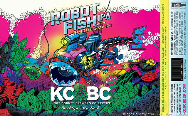 Kings County Brewers Collective Adding Superhero Sidekicks IPA & Robot Fish IPA Cans Kings County Brewers Collective Adding Superhero Sidekicks IPA & Robot Fish IPA Cans