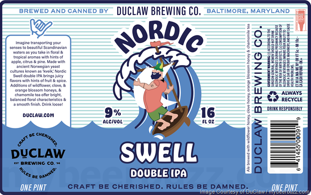 DuClaw Adding Call Me Maurice & Nordic Swell Cans DuClaw Adding Call Me Maurice & Nordic Swell Cans