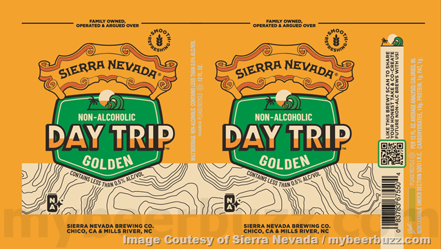 Sierra Nevada Adding Non-Alcoholic Day Trip IPA & Day Trip Golden Sierra Nevada Adding Non-Alcoholic Day Trip IPA & Day Trip Golden