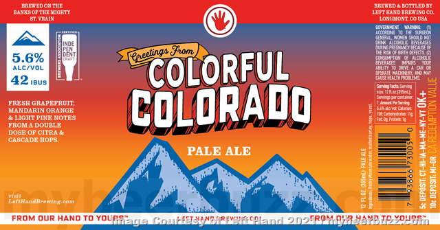 Left Hand Updating Colorful Colorado Pale Ale Cans Left Hand Updating Colorful Colorado Pale Ale Cans