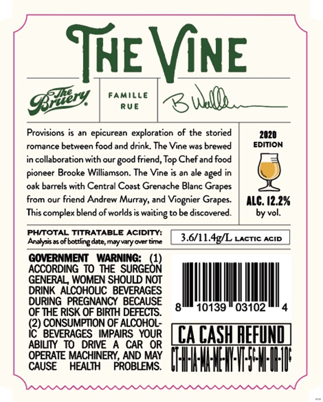 Bruery Terreux Adding The Vine & Updating So Happens It’s Tuesday Bruery Terreux Adding The Vine & Updating So Happens It’s Tuesday