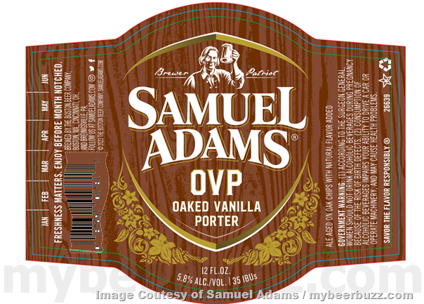 Samuel Adams OVP (Oaked Vanilla Porter) Returns Samuel Adams OVP (Oaked Vanilla Porter) Returns