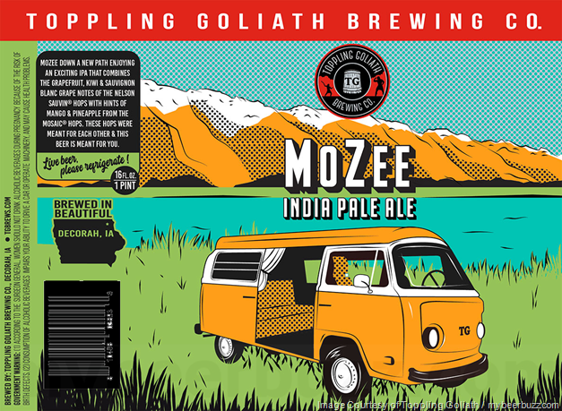 Toppling Goliath Adding Zeelander IPA & Mozee IPA Cans Toppling Goliath Adding Zeelander IPA & Mozee IPA Cans