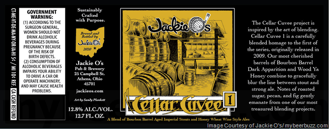 Jackie O’s Adding Dark Apparition Reserve & Cellar Cuvee 1 Jackie O’s Adding Dark Apparition Reserve & Cellar Cuvee 1