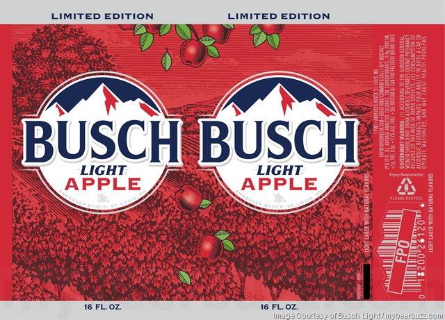 Busch Light Apple 16oz Cans Busch Light Apple 16oz Cans