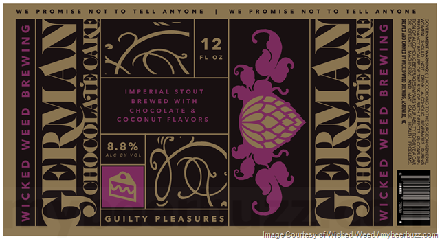Wicked Weed Adding Brownie, S’mores, German Chocolate Cake and Milk & Cookies Cans Wicked Weed Adding Brownie, S’mores, German Chocolate Cake and Milk & Cookies Cans