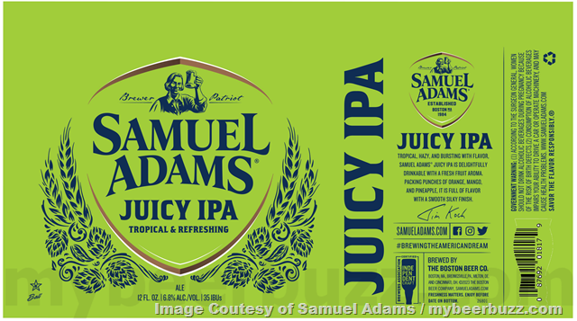 Samuel Adams Adding Juicy IPA Samuel Adams Adding Juicy IPA