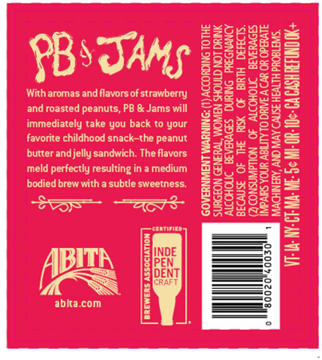 Abita Adding PB & Jams To Limited Series Abita Adding PB & Jams To Limited Series