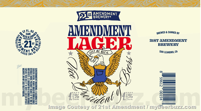 21st Amendment Brewery Adding Amendment Lager 21st Amendment Brewery Adding Amendment Lager