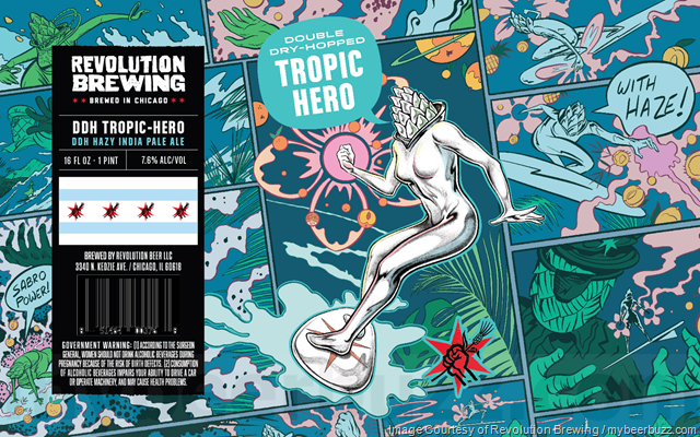 Revolution Brewing Adding DDH Brunch-Hero & DDH Tropic Hero Cans Revolution Brewing Adding DDH Brunch-Hero & DDH Tropic Hero Cans