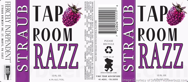 Straub Brewery Adding Hop Blaster Strawberry, Tap Room Razz & Tap Room Peach Straub Brewery Adding Hop Blaster Strawberry, Tap Room Razz & Tap Room Peach